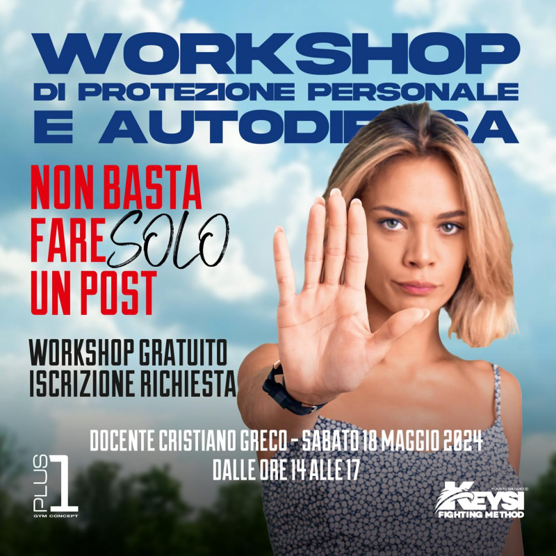 FREE self defense workshop in Milano, Italy @ Plus 1 Gym Concept - Palestra | Milano | Lombardia | Italien
